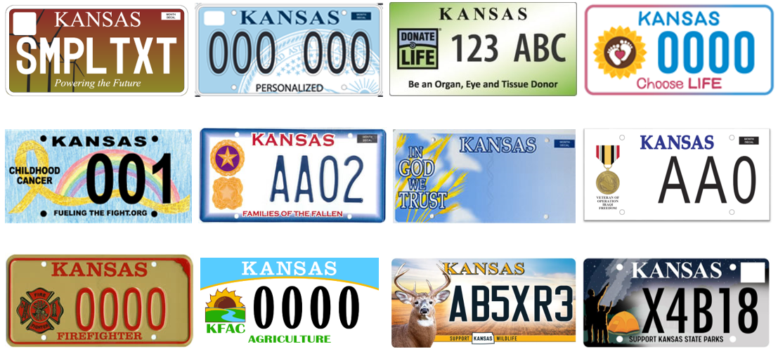 front of vehicle registration